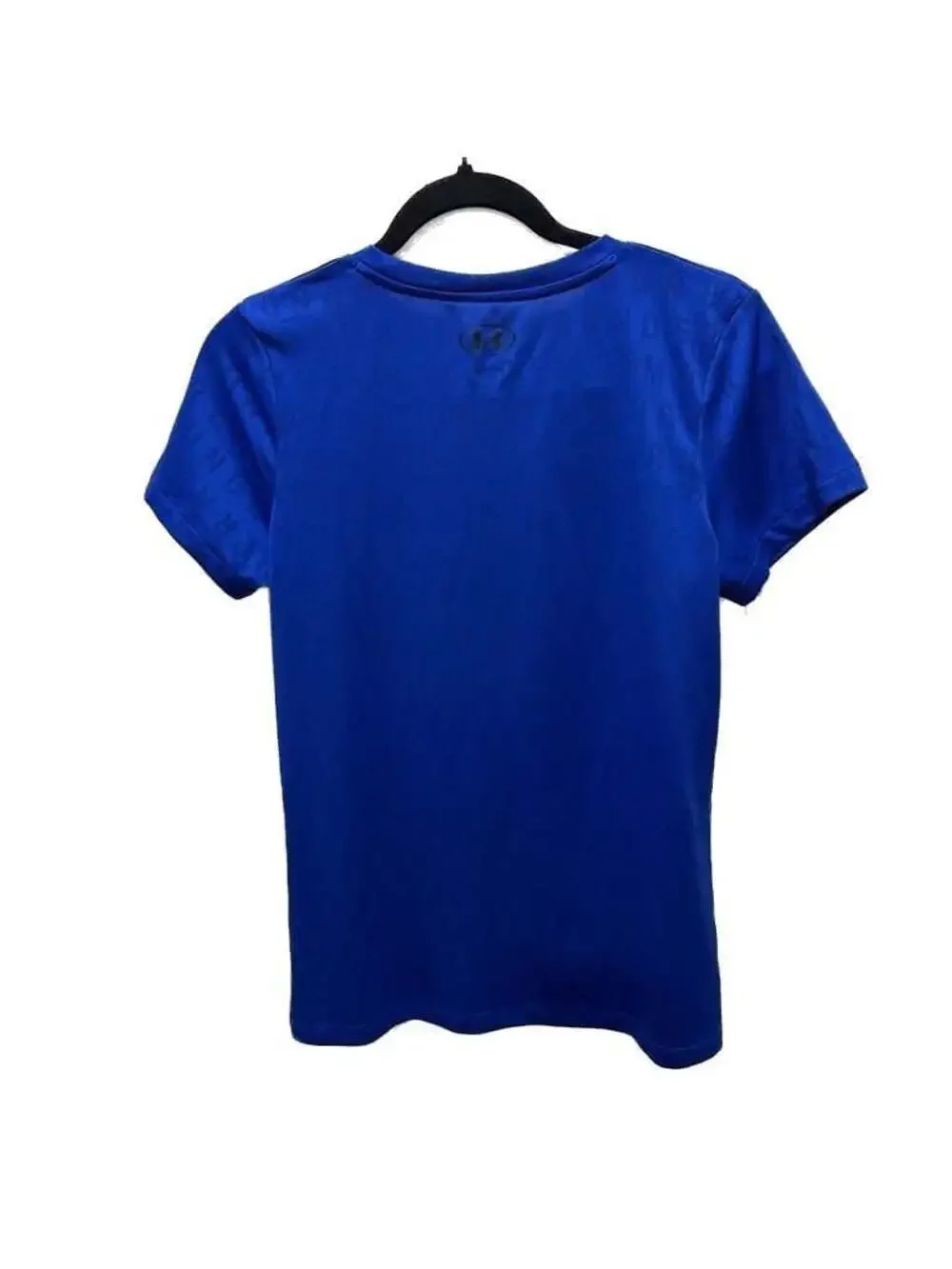 Under Armour Women's Royal Blue Jacquard Logo Tech Short Sleeve T-Shirt Size SM - Picture 6 of 9